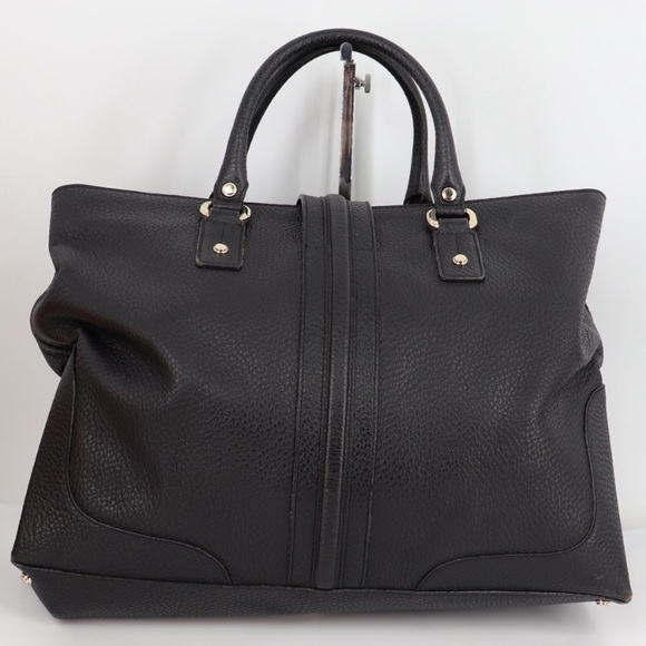 💎 Gucci 💎 Black Leather Tote - Picture 3 of 16